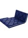 COMFY  FOLDING MEDICATED GUEST FLORAL PREMIUM QUALITY PORTABLE FOLDING MATTRES - BLUE