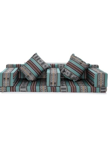 COMFY 7 PC FOLDING FLOOR PREMIUM QUALITY ARABIAN MAJLIS SOFA