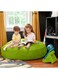 Comfy Premium Quality Oversized XXL Green Velvet Bed Cocoon Bean Bag