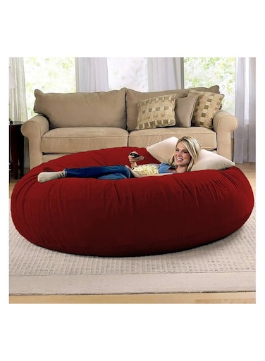 Comfy Oversized XXL Cocoon Sack Family Bean Bag Maroon
