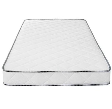 Comfy Orthomedicated Spine Support Premium White Satin Long Single Mattress 190 X 90 X 10 Cm