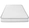 Comfy Orthomedicated Spine Support White Satin Single Mattress 190 X 90 X 10 Cm