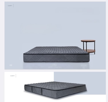 Comfy Anti Static Pocket Spring Mattress Double size 160x200x25cms