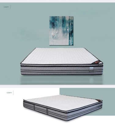 Comfy Hush Bonnell Spring Mattress 200x200x24cms