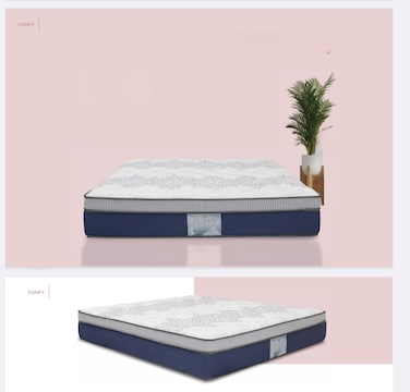 Comfy Prince Latex Box Type Mattress 160x200x34cms