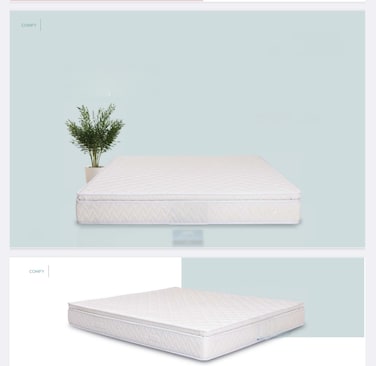 Comfy Ora Euro Pillow Top Mattress 180x200x25cms