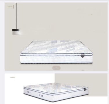 Comfy Mono Pillow top Pocket Spring Mattress 180x200x27cms