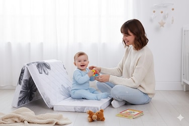 Comfy Tri-Fold Spine Support Exclusive Medicated Matress 180x90x7cm.