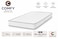 Comfy Set of 2 Pcs White Ortho Support 190 x 90 x 10 Cm Mattress with Black Piping Border