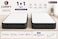 Comfy Set of 2 Single Orthomedicated Spine Support 190*90*10 Cms Mattress