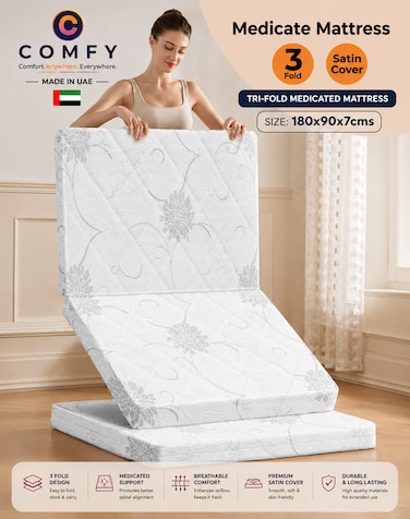 Comfy High-Density Medicated Folding Mattresses