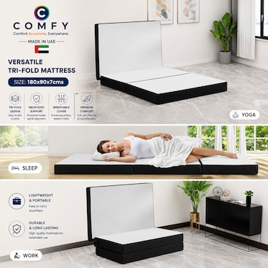 All-in-One Comfort: Comfy Quilted Medicated Foam Beds for All Ages Set of 2