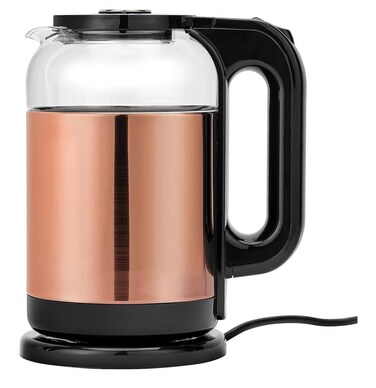 Borosilicate Glass Electric Kettle 1.8L &ndash; Fast Boiling Water Heater with Auto Shut-Off &amp; Dry Boil Protection, Heat-Resistant Glass, Cordless Kettle for Tea, Coffee &amp; Hot Water