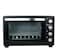 Electric Convection Oven 55L &ndash; Rotisserie Toaster Oven with Double Glass Door, 4 Control Knobs, 6 Functions, 230&deg;C, Oyster Grey