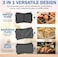 3 in 1 Sandwich Maker &ndash; Waffle, Sandwich &amp; Grill Maker with Removable Non-Stick Plates, 2 Slice Electric Breakfast Maker