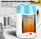 Electric Kettle 1.8L Stainless Steel 1500W White   One-Click Start, Fast Boiling with Auto Shut-Off &amp; Safety Protection   Tea Coffee Breakfast