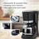 Electric Coffee Maker 1.5L Water Tank with Keep Warm Function   Fast Brewing Drip Coffee Machine