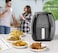 8L Digital Air Fryer Oil-Free   Large Capacity Healthy Air Frying Pan with Touch Screen   Roast, Bake, Grill &amp; Fry