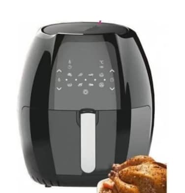 8L Digital Air Fryer Oil-Free   Large Capacity Healthy Air Frying Pan with Touch Screen   Roast, Bake, Grill &amp; Fry