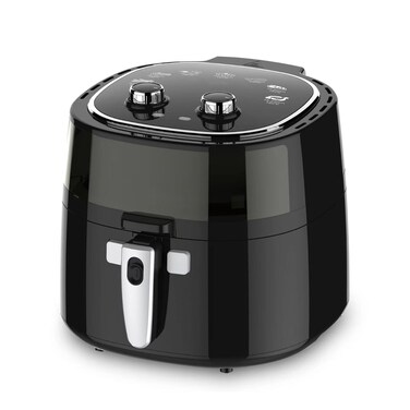 Healthy Air Fryer 8L with Visual Window &amp; Automatic Mixing   1800W Powerful Oil-Free Digital Air Fryer with Touch Screen   Hot Air Circulation for Roast Bake Grill Fry