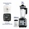 Heavy Duty 2 in 1 Blender Mixer Grinder with Glass Jar &ndash; Powerful Motor Kitchen Blender for Grinding Coffee Beans, Masala, Spices &amp; Dry Fruits, Smoothie &amp; Fruit Blending