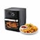 Healthy 12L Oil-Free Air Fryer with 30-Minute Timer, Smart Temperature Control, Viewing Window &amp; Detachable Grill Tray &ndash; Roast, Bake, Grill, Fry