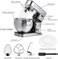 10L Electric Kitchen Stand Mixer with Digital Control &ndash; 6 Speed Dough Kneader, Cake Mixer, 304 Stainless Steel Bowl &amp; Baking Attachments