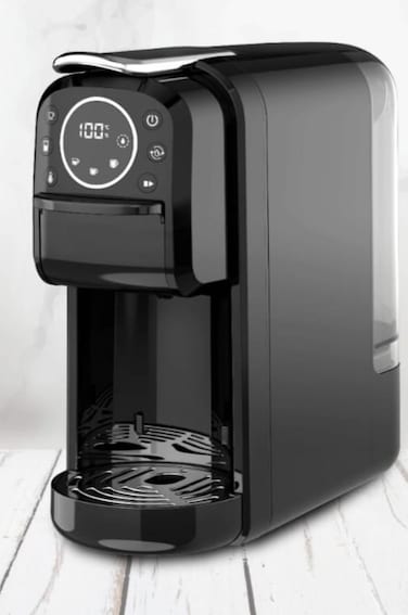 Capsule Coffee Machine 700ml   1400W High-Pressure Coffee Maker   Digital Control Panel &amp; Indicator Light   3-in-1 Compatible with Nespresso &amp; Dolce Gusto Capsules