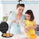 Havenix Mini Donut Maker Electric   7 Donut Capacity Non-Stick Doughnut Machine   Compact Home Donut Maker   Kids-Friendly Dessert Maker