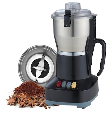 Heavy Duty Spice Grinder Stainless Steel   3-Speed Power Control   Multipurpose Masala &amp; Coffee Grinder   High-Performance Grinding Machine