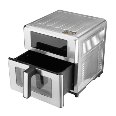 10.5L Large Digital Air Fryer &ndash; Double Heating, Touch Screen, 10 Preset Modes, Healthy Oil-Free Fry, Bake, Grill &amp; Roast, 80% Less Fat, Family Kitchen Appliance