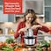 Heavy Duty Food Chopper 10L &ndash; Stainless Steel Electric Food Processor with Powerful Motor, Sharp Stainless Steel Blades for Meat, Vegetables, Fruits, Nuts &amp; Kitchen Use