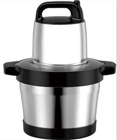 Heavy Duty Food Chopper 10L &ndash; Stainless Steel Electric Food Processor with Powerful Motor, Sharp Stainless Steel Blades for Meat, Vegetables, Fruits, Nuts &amp; Kitchen Use