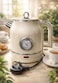 Vintage Electric Kettle 1.8L for Tea &amp; Coffee with Temperature Gauge, Fast Boiling Stainless Steel Kettle, Auto Shut-Off &amp; Boil Dry Protection