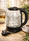 Electric Glass Kettle 1.7L &ndash; Fast Boil Tea &amp; Coffee Kettle with LED Indicator, Borosilicate Glass, Auto Shut Off, Cordless 360&deg; Electric Kettle
