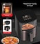 Digital Air Fryer 8L Capacity (6L Basket) &ndash; 1700W Oil-Free Cooking, LED Touch Panel, 10 Presets, 360&deg; Heat Circulation, Visible Window