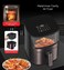 8L Digital Air Fryer &ndash; Large 6L Basket, 1700W Oil-Free Fryer with LED Display, 10 Cooking Presets, 360&deg; Hot Air, Easy-to-Use Window