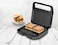 2 Slice Sandwich Maker & Panini Press   Large Size Stainless Steel Grill Toaster with Non-Stick Plates   Heavy-Duty Build, Easy to Clean