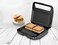 2 Slice Panini Press & Sandwich Maker Grill   Large Capacity Stainless Steel Toaster   Non-Stick Plates, Durable Build, Easy Clean