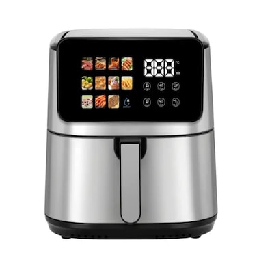 12.5L Digital Air Fryer Oven with Double Heating Technology &ndash; Oil-Free Cooker, Touch Screen Display, Large Capacity Non-Stick Basket for Fry, Bake, Grill &amp; Roast