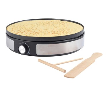Non-Stick Electric Crepe Maker – 5-Second Fast Heat Dosa, Pancake & Roti Maker Portable Kitchen Hot Plate
