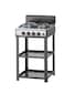 Vantix 4 Burner Cooker Gas Stove, Gas Hob Stainless Steel- High Efficiency Kitchen Cooktop with Safety Features, Easy to Clean, Best for Camping