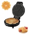 Electric Waffle Maker Non Stick with Compact Stainless Steel Belgian Waffle Iron for Home Kitchen