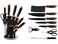 9PCS Professional Kitchen Knife Set Stainless Steel – Sharp Chef Knives with Ergonomic Handles, Multi-Purpose Cooking Knife Set for Home & Restaurant Use