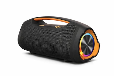 Portable Bluetooth Speaker with High Bass & RGB LED Lights – Wireless Boombox, Deep Sound, Rechargeable Outdoor Party Speaker with Handle