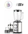 Professional 3 in 1 Kitchen Blender 1.5L &ndash; 800W Stainless Steel Mixer Grinder with LED Speed Control, Glass Chopper &amp; Ice Crushing Spice Grinder
