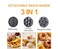 3 in 1 Detachable Snack Maker &ndash; Waffle Maker, Donut Maker &amp; Cartoon Cookie Maker with Non-Stick Plates, Easy Clean Breakfast &amp; Kids School Snack Machine