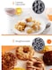 Multi-Function 3 in 1 Waffle   Donut   Cookie Maker – Detachable Non-Stick Snack Maker Machine for Home, Kids Lunch Box & Evening Snacks