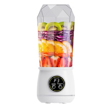 Portable Wireless Blender 550ml &ndash; USB Rechargeable Juicer Cup with Stainless Steel Blades, Food-Grade Material, Large Capacity Personal Smoothie Maker for Home, Gym &amp; Outdoor
