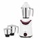 3 in 1 Mixer Grinder 1200W Powerful Copper Motor &ndash; 1.8L Liquid Jar, 1.0L Dry Grinder &amp; 0.4L Chutney Jar &ndash; , 3 Speed with Pulse &ndash; for Grinding, Mixing &amp; Blending